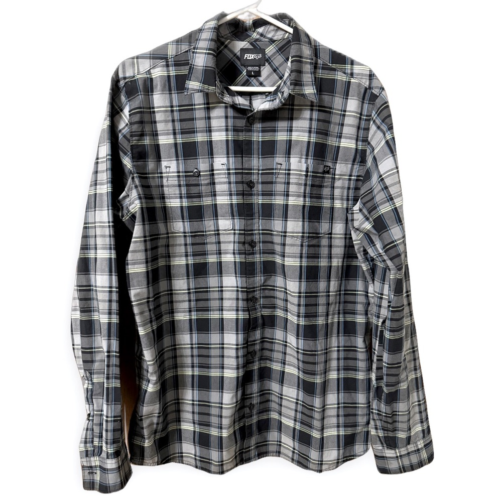 Men’s Fox Button Down Shirt Size Large